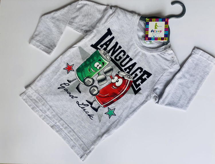 Picture of WS0149 BOYS LONG SLEEVE COTTON T-SHIRT/TOP